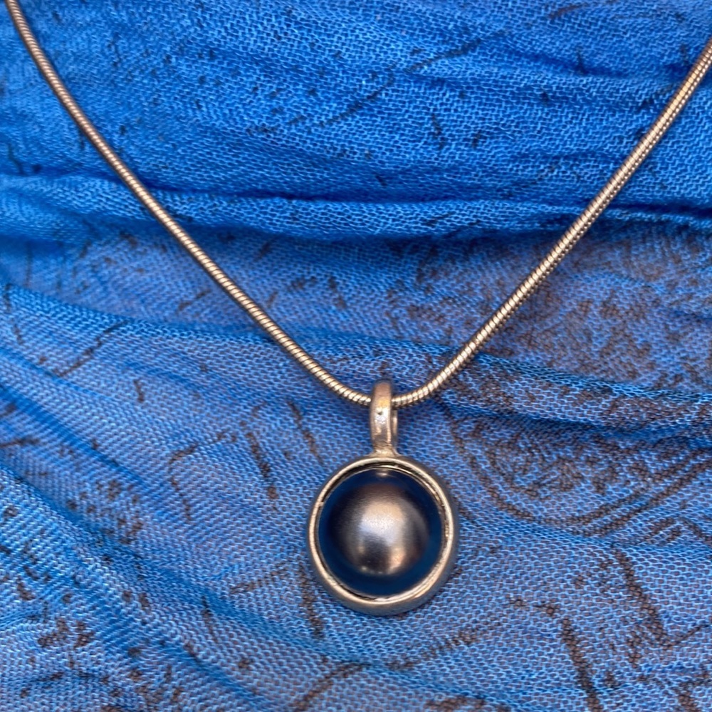 Silver Necklace & Earrings